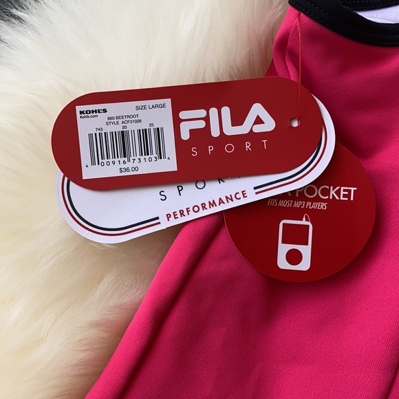 NWT Fila Sport Size L workout top - Picture 4 of 5